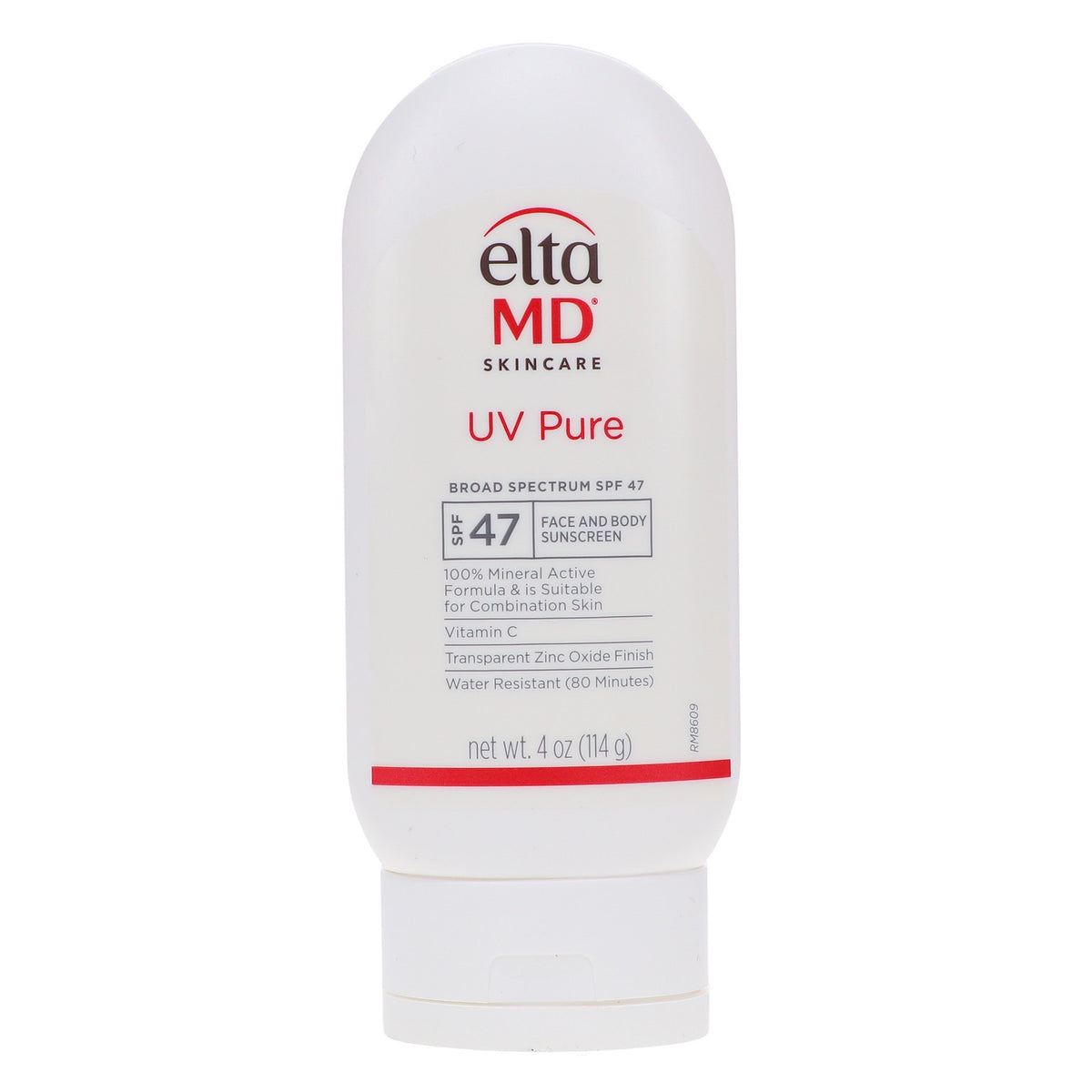 EltaMD UV Pure Broad Spectrum SPF 47 Sunscreen 4 oz for Face & Body