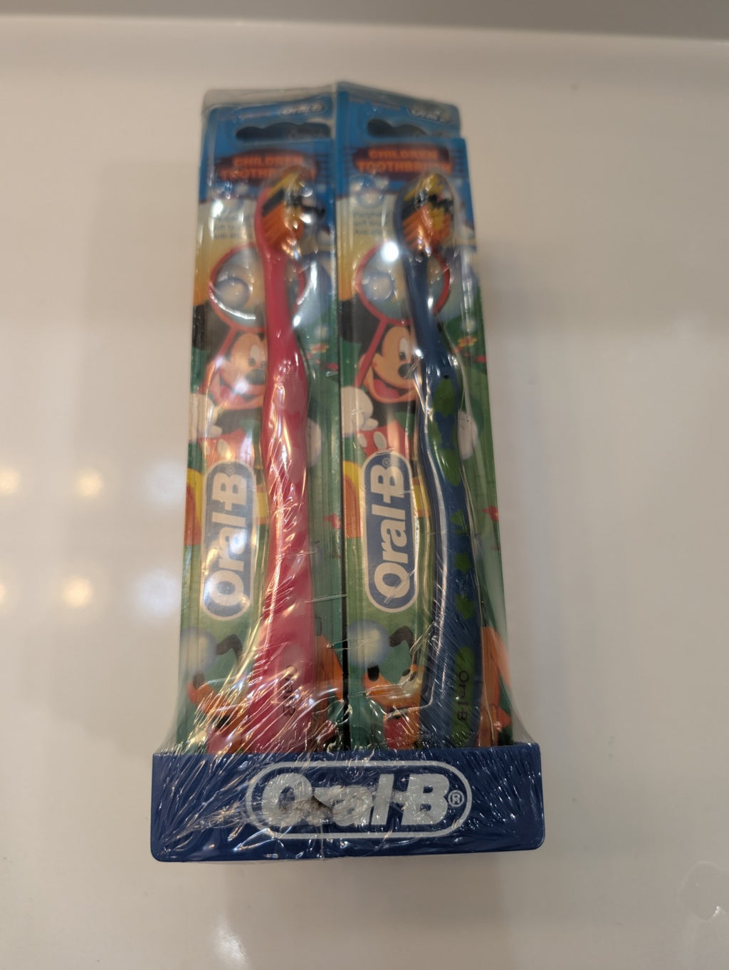 Child Soft Toothbrush Set 12 Pack in 4 Colors - Mickey Sealed