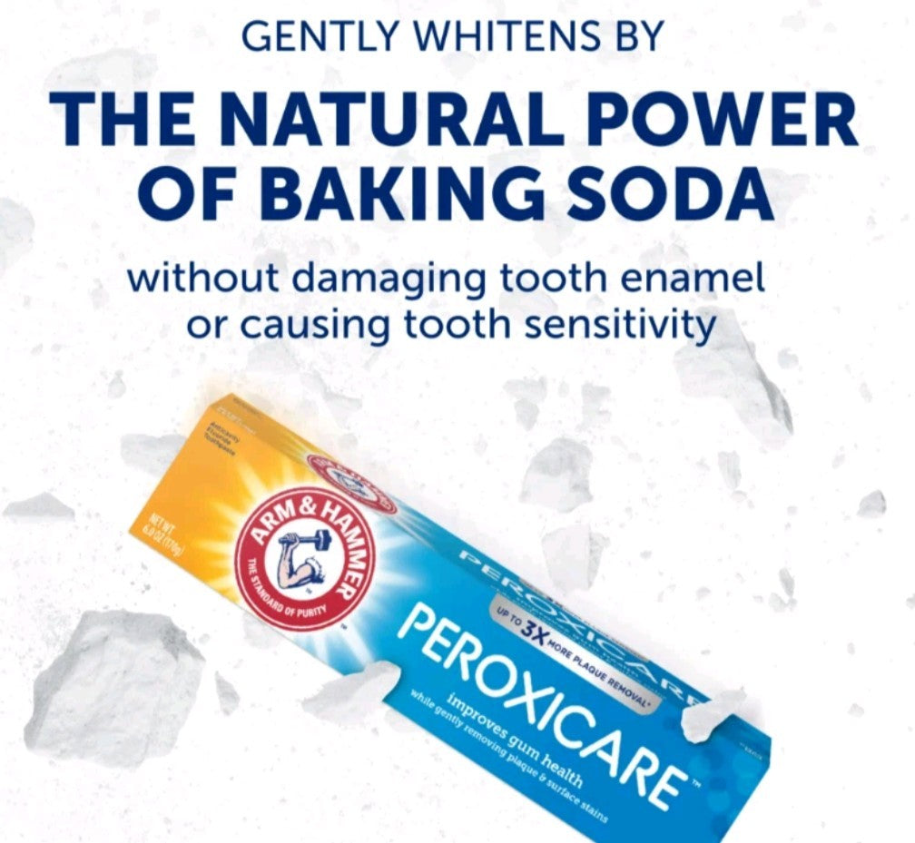 12 Pack Mint Toothpaste - Arm & Hammer Peroxicare 6oz Exp. 3/28