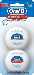 Dental Floss Pack of 2 - 50 M Shred Resistant Cavity Defense Floss