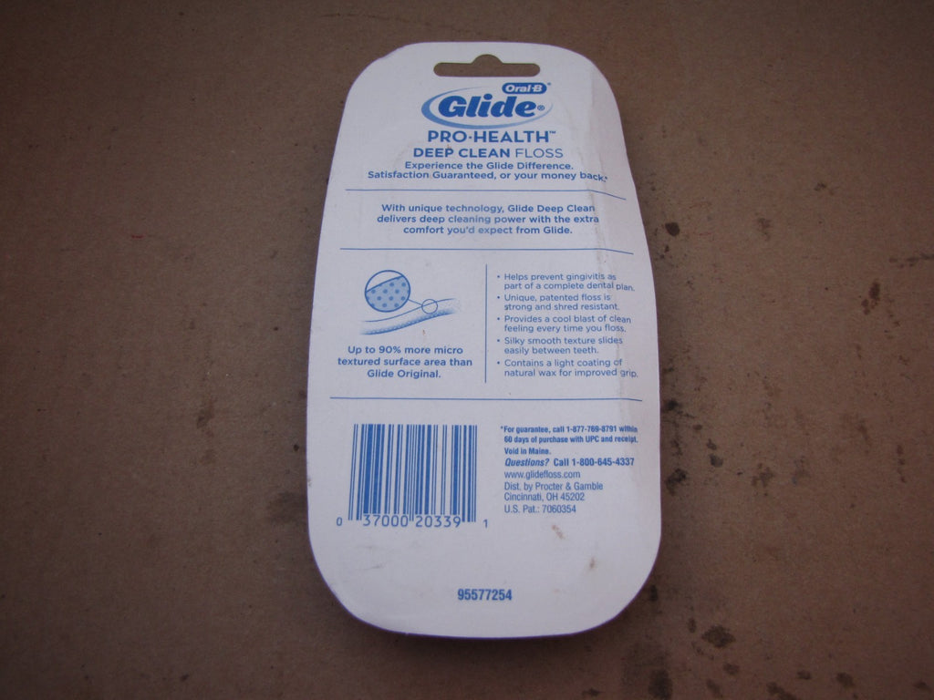 Dental Floss Deep Clean Mint Two Pack - Oral-B Glide Original