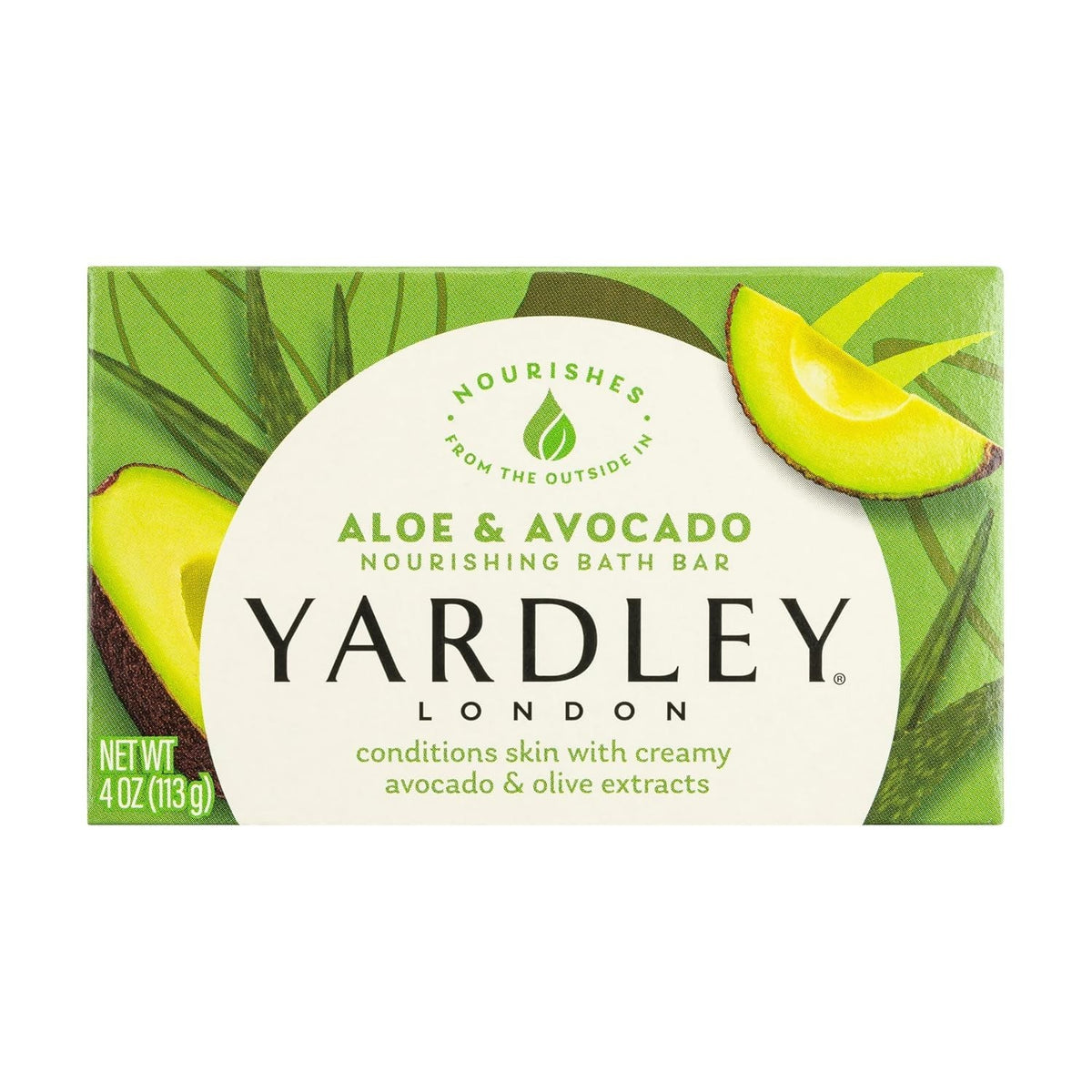 Aloe & Avocado Nourishing Bath Soap Bar - Moisturizing Skin Care