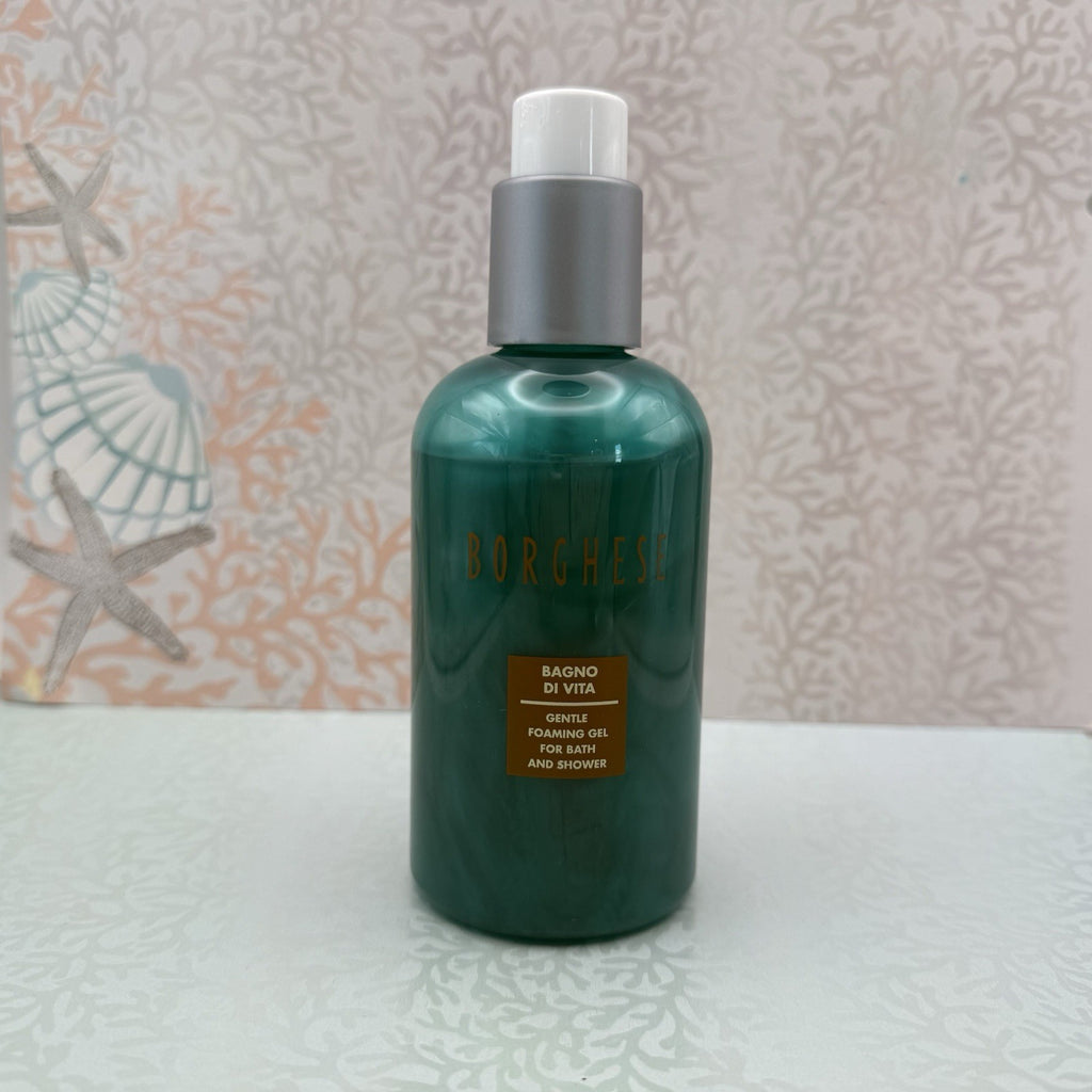 Borghese Gentle Foaming Gel for Bath & Shower - Moisturizing 8.4 Oz