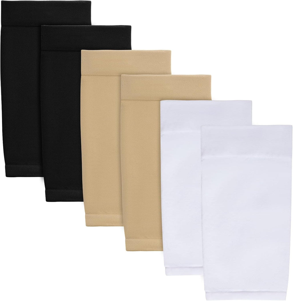 3 Pairs Tattoo Cover Sleeves for Arm - Lightweight Skin-Tone Sleeve Covers