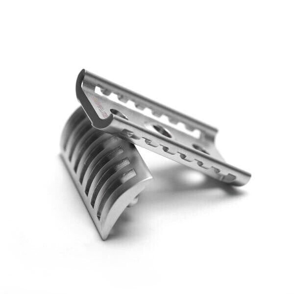 Yaqi Chrome Knight Helmet Safety Razor Head for Double Edge Shaving