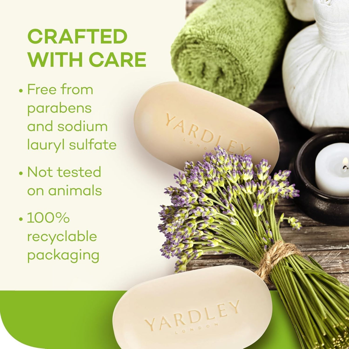 Aloe & Avocado Nourishing Bath Soap Bar - Moisturizing Natural Skincare