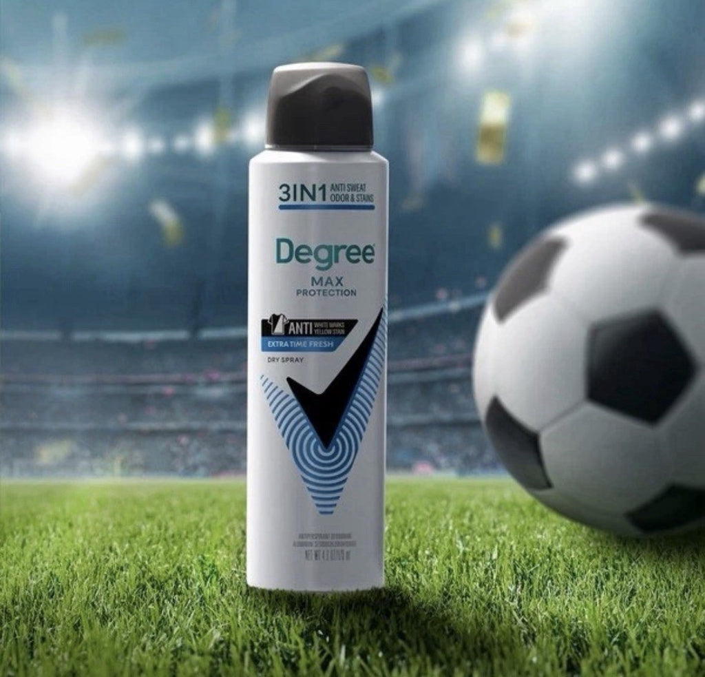 Degree Max Protection 3-in-1 Antiperspirant Dry Spray Extra Time Fresh 4 Pack