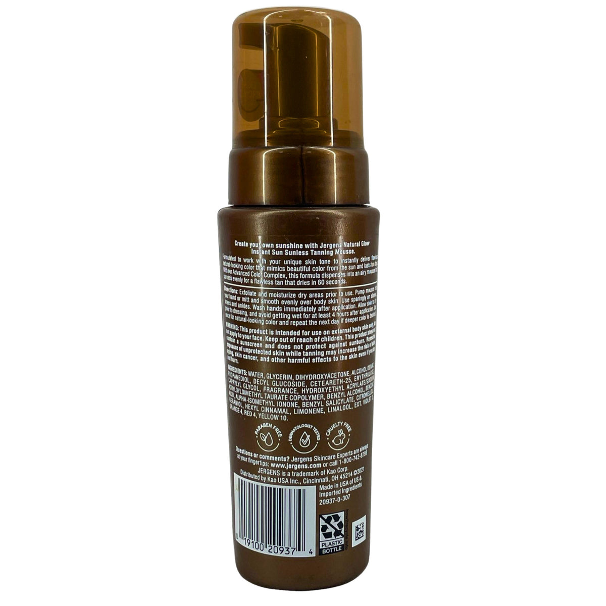 Sunless Tanning Mousse Light Bronze 3-Pack - Fast Dry, Natural Glow