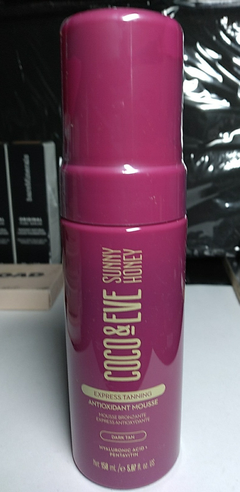 Dark Self Tanner Mousse - Antioxidant Express Tanning Lotion 5.07 fl oz