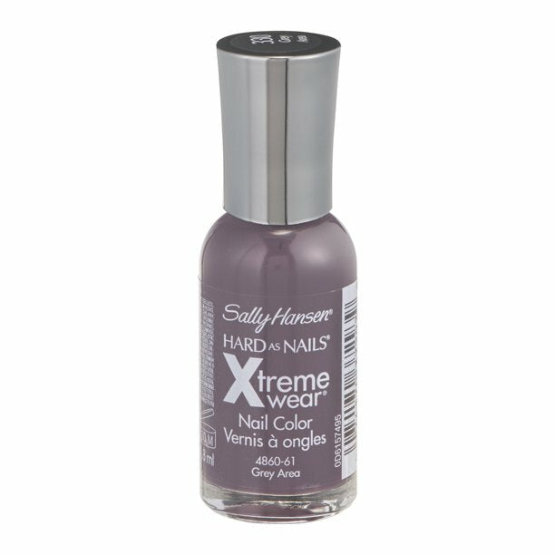 Gray Nail Polish - Sally Hansen Hard as Nails Xtreme Wear 0.4 Fl Oz 2 Pack