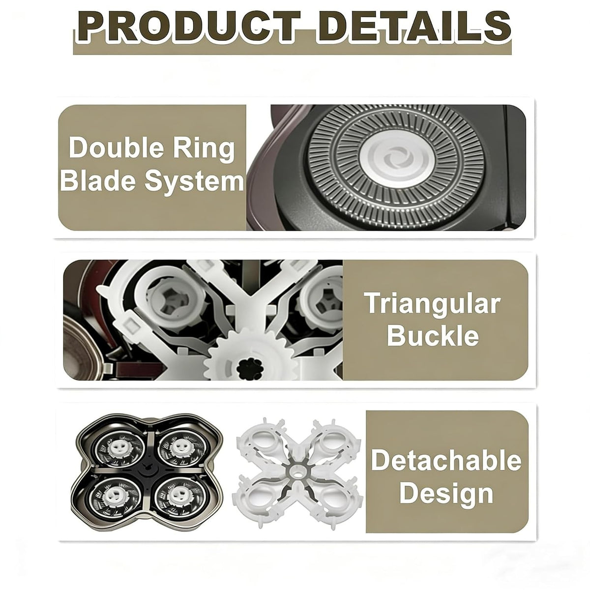 Replacement Shaver Blades for Pitbull & Skull Shaver Models 2 Pack