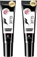 Nail Glue for Press-On Nails - 2 Pack, Quick-Drying, Long-Lasting 28+ Days