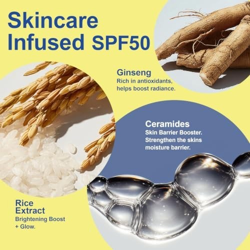 SPF 50 Sunscreen Stick PA++++ No White Cast Face Sunblock Travel Size