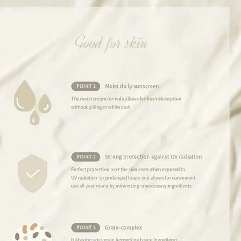 Sun Protection Sunscreen SPF 50+ PA++++ Moisturizing Cream for All Skin Types