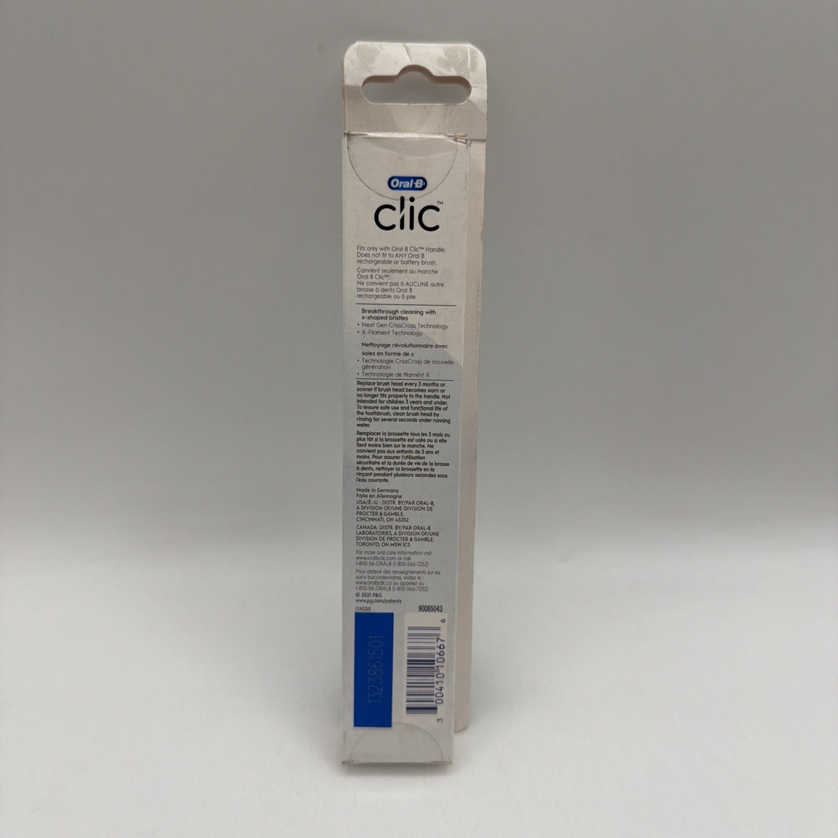 Oral B Clic Toothbrush Replacement Heads - Pack of 2