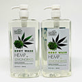 Natural Therapy Hemp Lemongrass Hydrating Body Wash 2-Pack - Deep Moisturizing