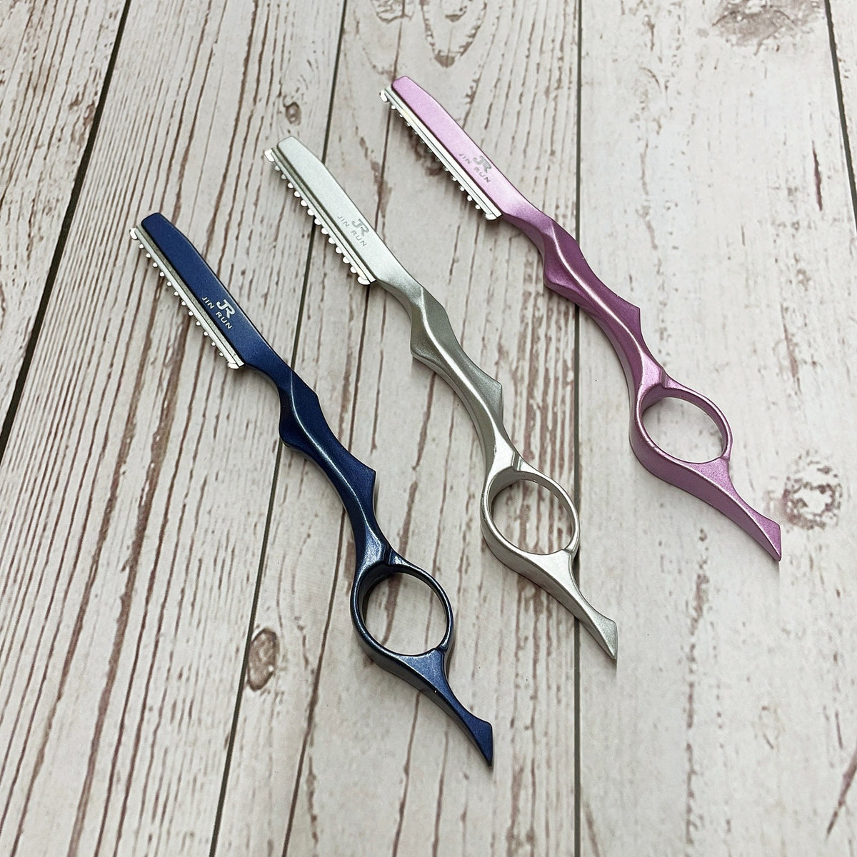 4 Pack Hair Thinning Razors for Texturizing & Styling - Random Colors