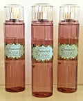 Sweetest Song Fragrance Mist Body Spray Set - 3 Pack, 8 oz Each