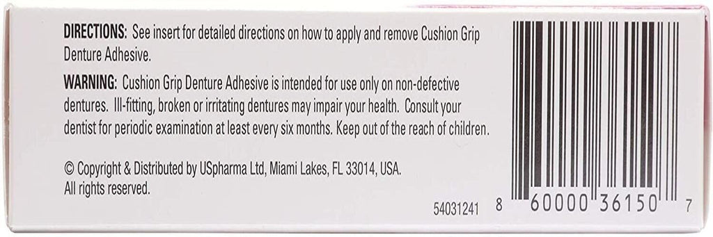 Denture Cushion Grip Thermoplastic Reliner 1oz - Soft, Pliable, Non-Toxic
