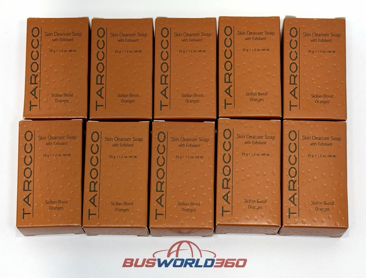 Travel Size Blood Orange Skin Cleanser Soap Bars - Set of 10