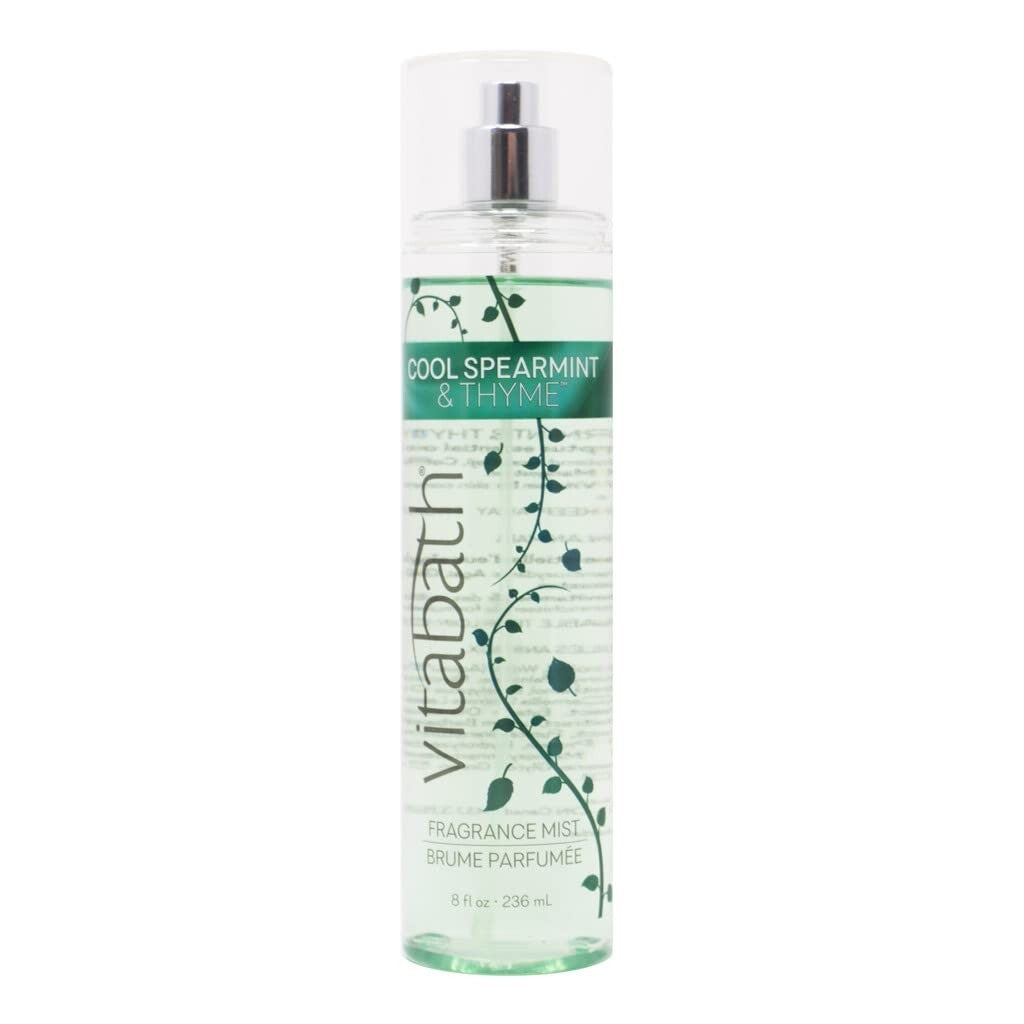 Alcohol-Free Fragrance Mist with Spearmint & Thyme - 8 Fl Oz, Skin Nourishing Body Spray