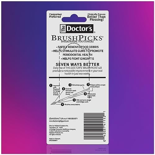 Dental Interdental Brushes and Toothpicks 120 Pack - Oral Hygiene Tools