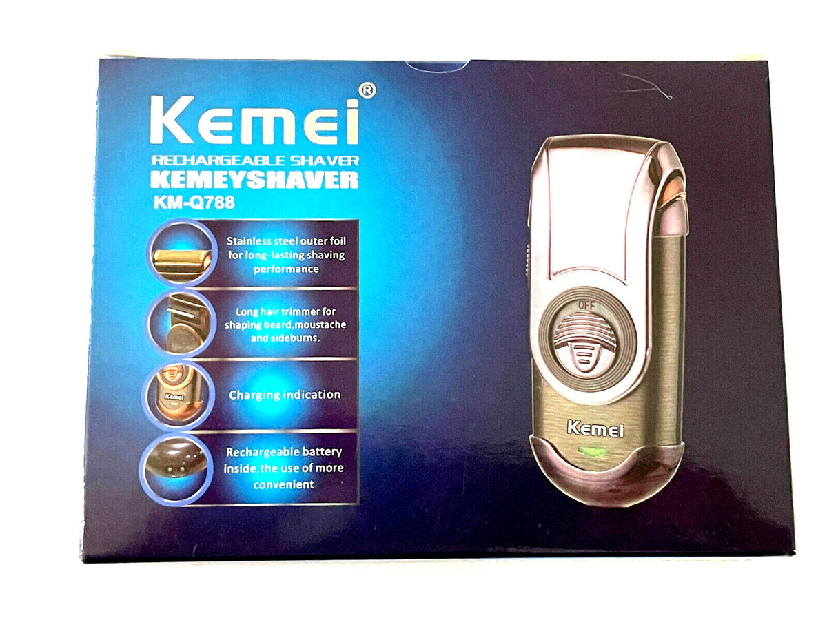 Men's Portable Electric Shaver & Beard Trimmer - USB Rechargeable