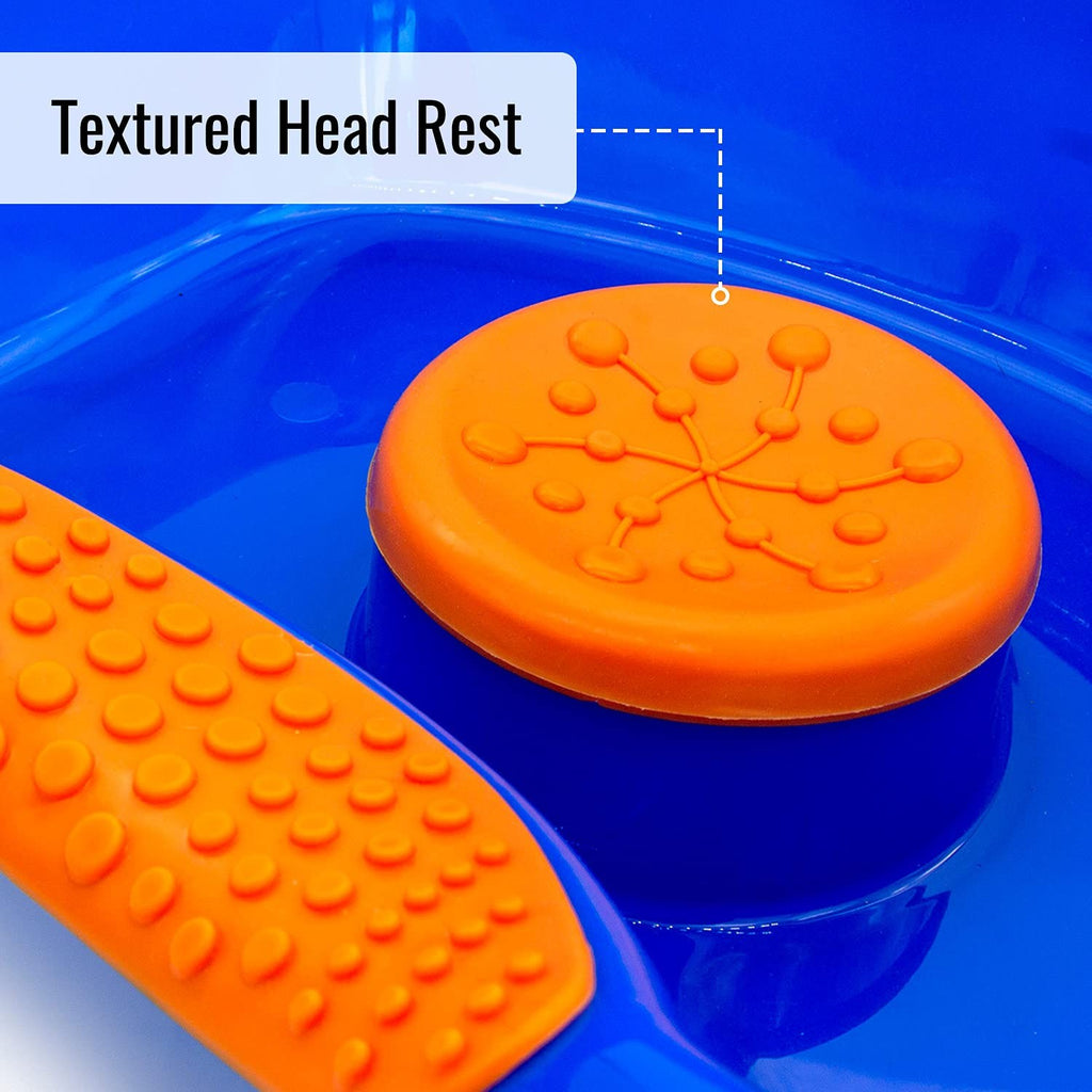 Portable Shampoo Basin with Headrest and Drain Hose for Bedside Hair Washing