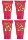 Viva La Juicy Shower Gel for Women - Pack of 4, 4.2 oz, Sealed