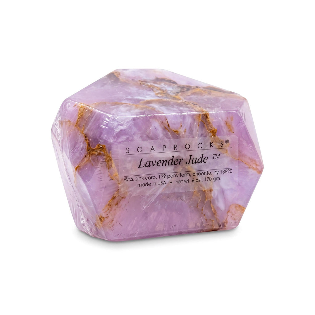 Lavender Jade SoapRock - Handcrafted Gemstone-Style 6 oz Moisturizing Soap
