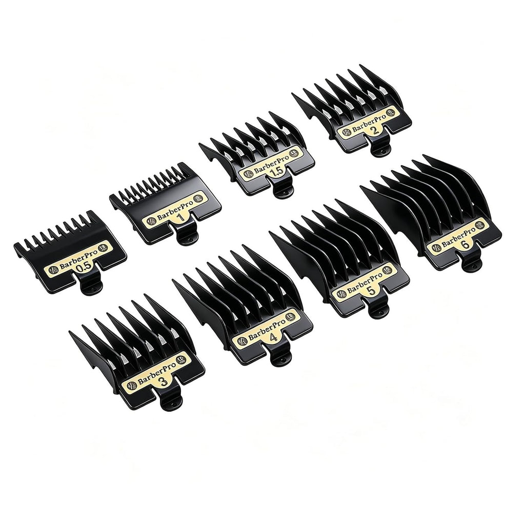 8PCS Hair Clipper Guard Set for BaBylissPRO Clippers - Multiple Lengths