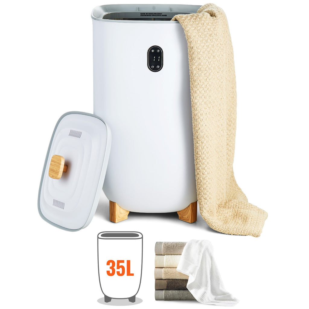 Large Towel Warmer Bucket 35L with LED Screen and Drying Function