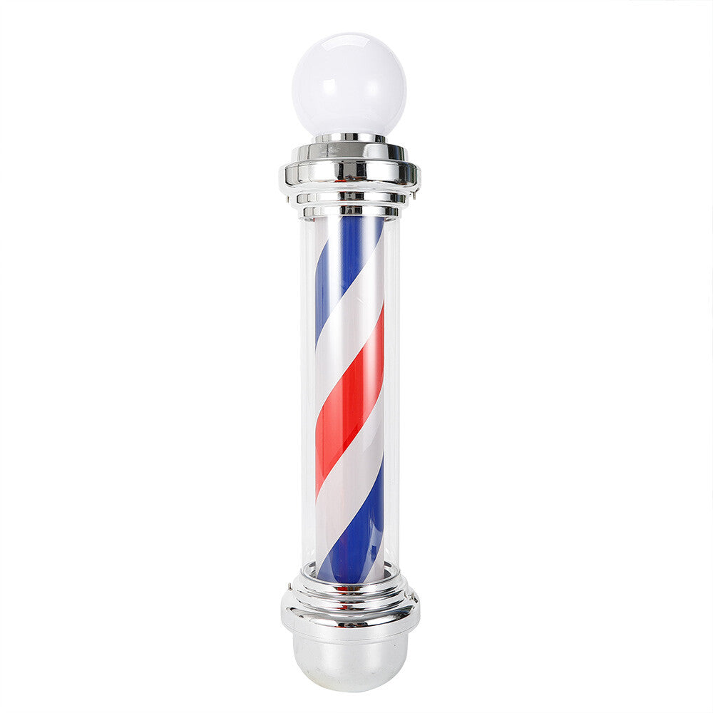 Outdoor Barber Pole Light with Rotating LED Stripes for Hair Salon Signage