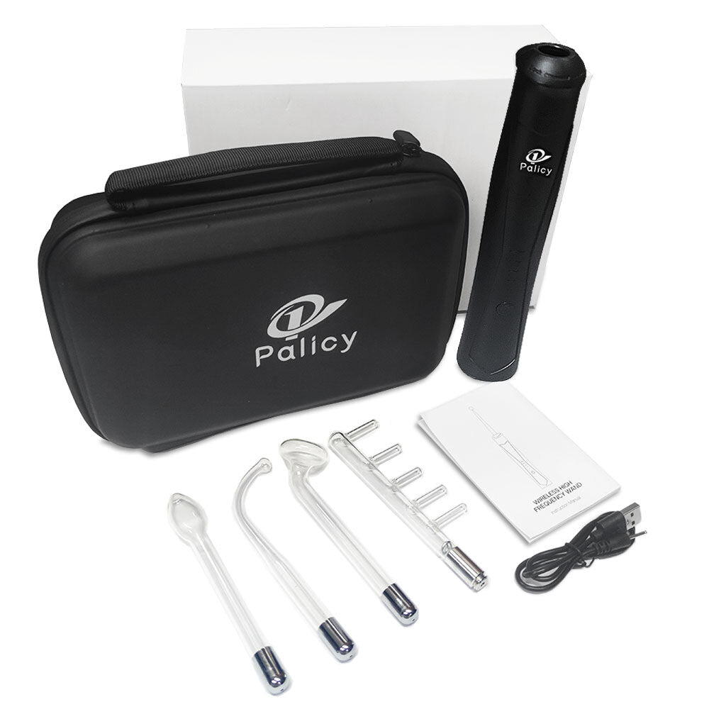 High Frequency Facial Machine Electrotherapy Wand for Skin Care & Acne
