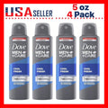Dove Men+Care Cool Fresh Antiperspirant Deodorant Spray 4 Pack, 150ml