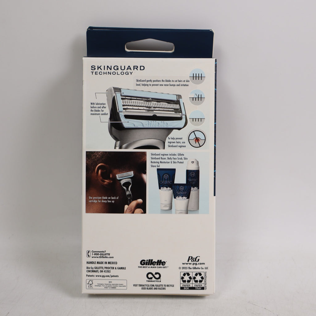 2 Pack Razor Handle and Cartridge for Sensitive Skin