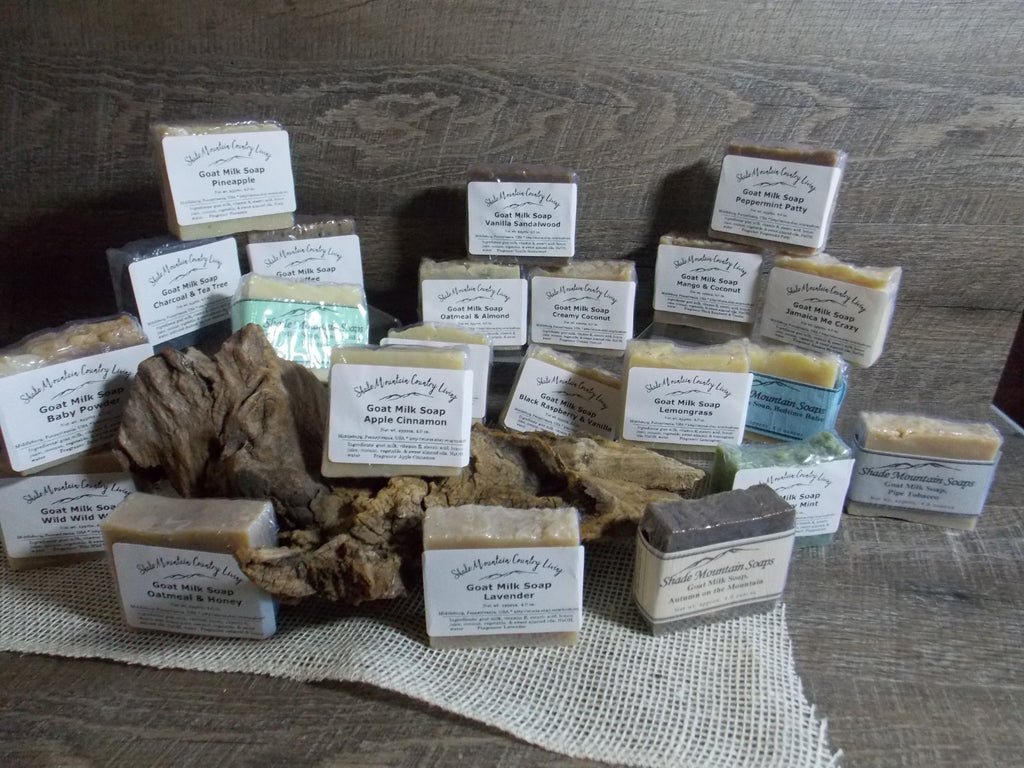 Moisturizing Goat Milk Soap Bars - Handmade 4oz Natural Skincare