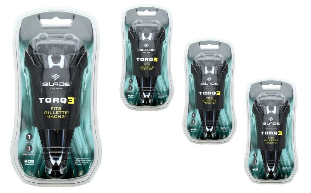 Men's Razor Blades for Pivoting Shave, Lubricating & Triple-Coated - Pack Options