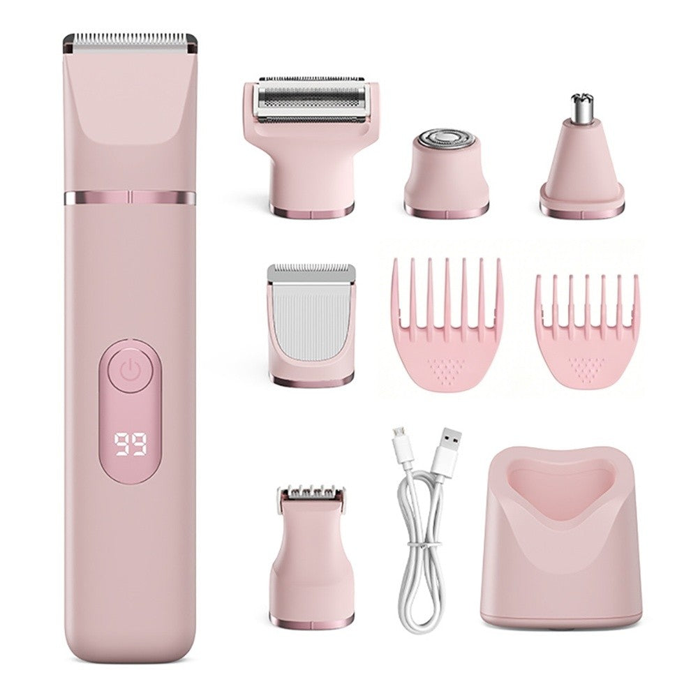 5-in-1 Women’s Electric Bikini Trimmer & Body Groomer Waterproof Hair Removal Tool