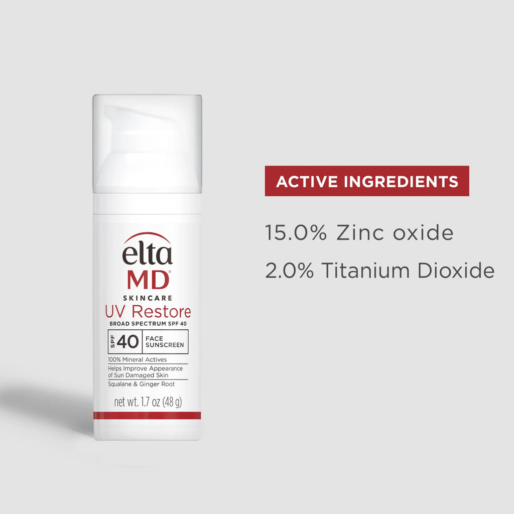 Elta MD UV Restore SPF 40 Sunscreen with Tinted Anti-Aging & Barrier Repair, 1.7oz