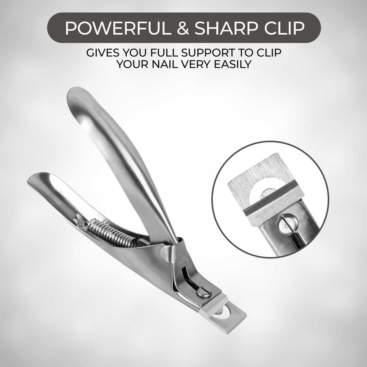 Acrylic False Nail Tip Cutter & Clipper - Manicure Nail Art Tool