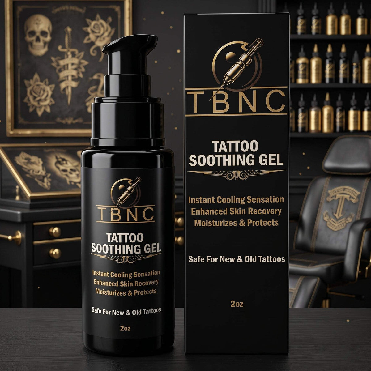 Tattoo Aftercare Bundle - Soothing Foaming Soap, Gel & Lotion