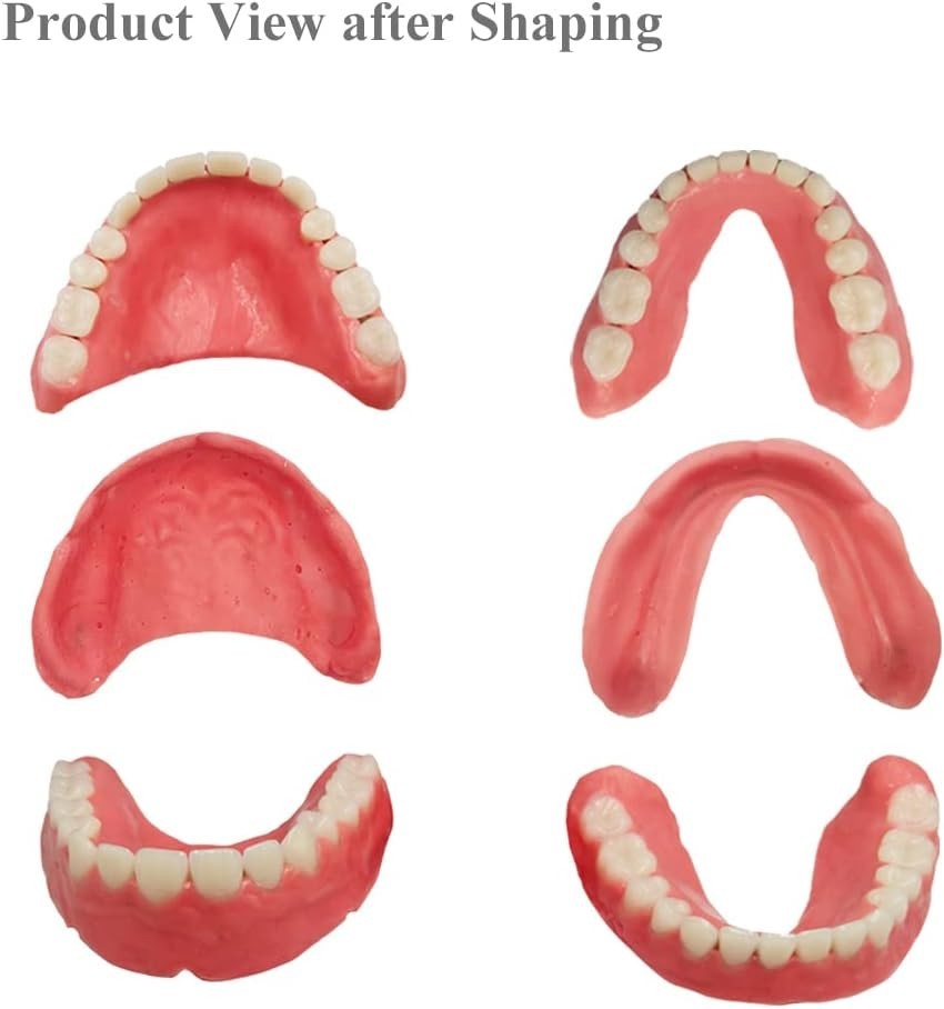 DIY Moldable Dentures Full Set - Custom Temporary Teeth Solution