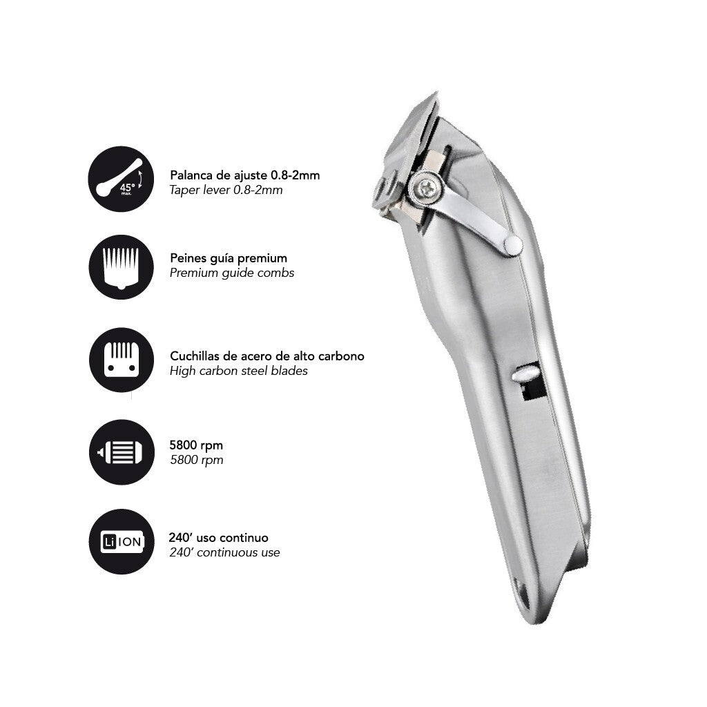 Cordless Hair Clippers for Barbers and Home Use - Professional Trimmer