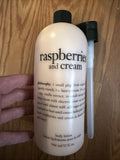 Philosophy Raspberries & Cream Body Lotion 32 Oz with Pump - Sealed & Rare