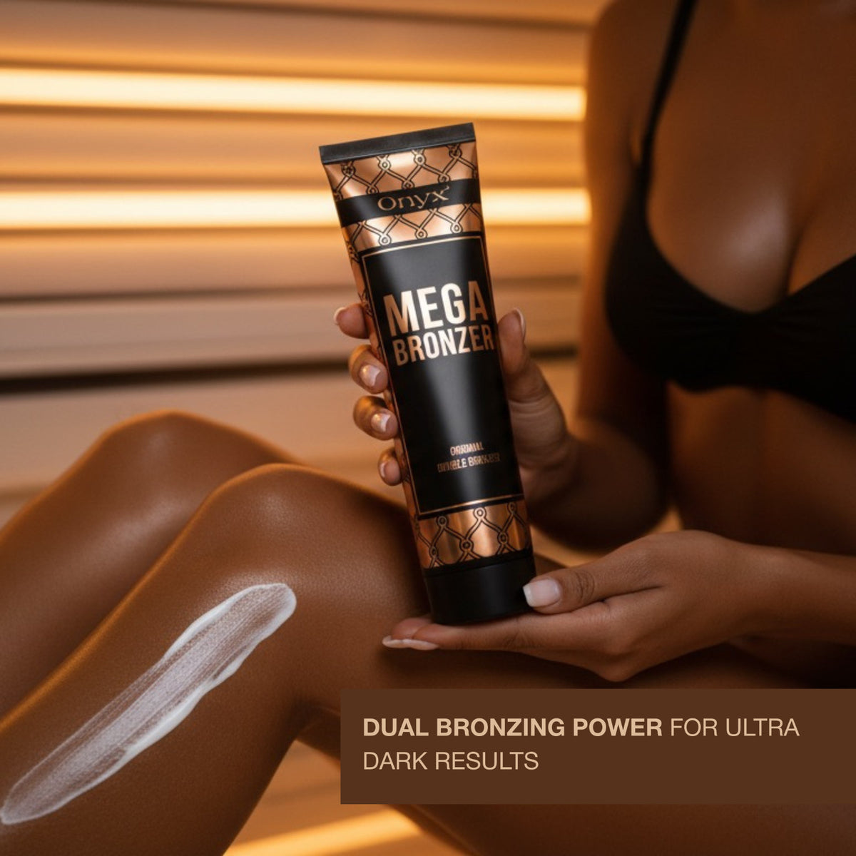 Dark Tanning Lotion with Bronzing Agents for Deep, Even Tan - 5.07 fl oz