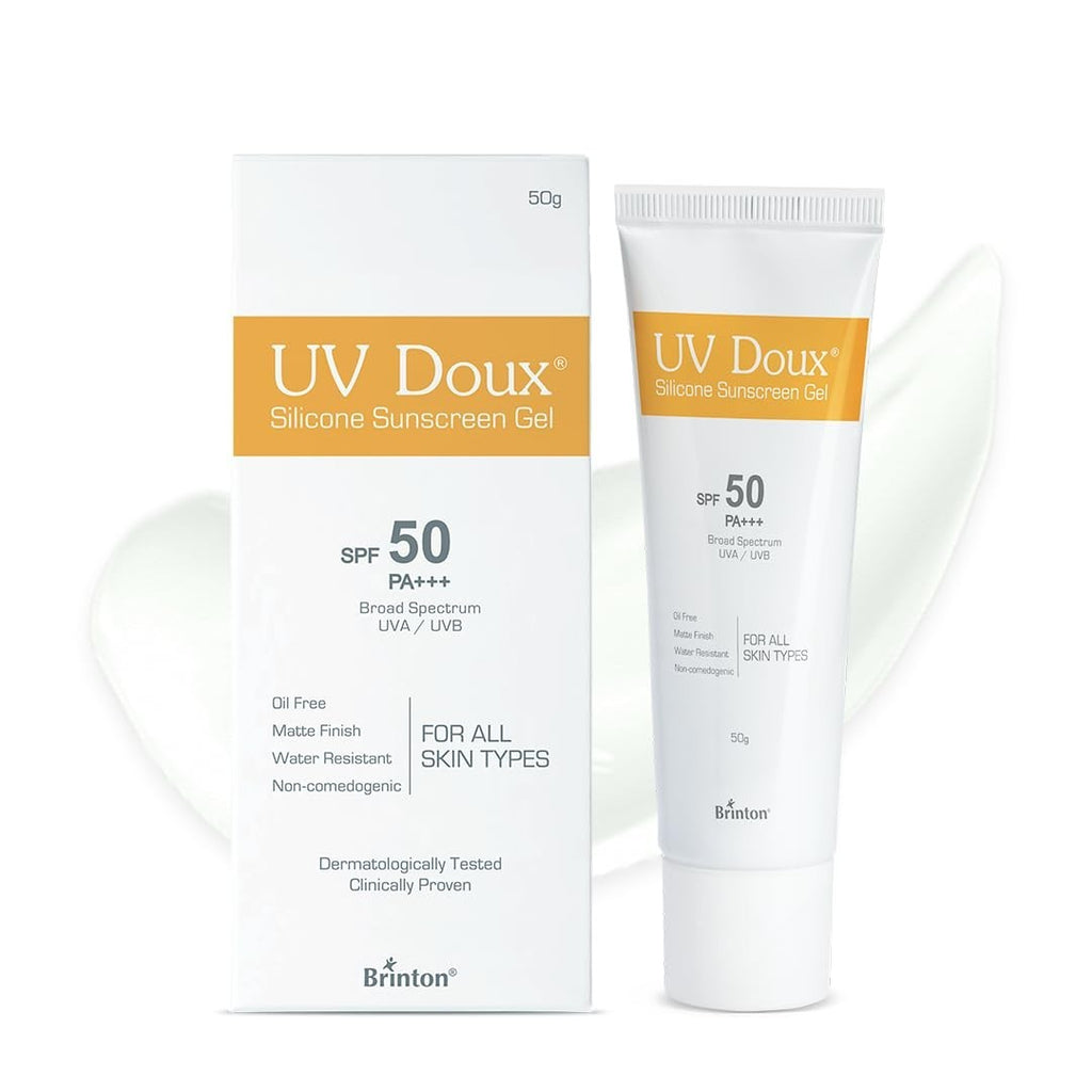 Broad Spectrum SPF 50 Sunscreen Gel for Face & Body - Water & Sweat Resistant