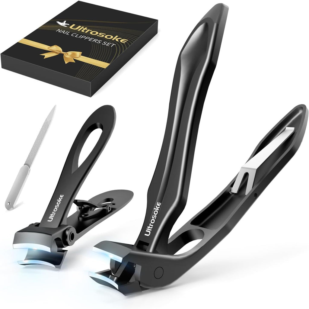 Toenail Clippers for Seniors Men - Long Handle Angled Toe Nail Cutter