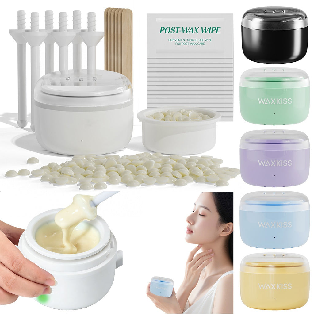 Portable Nose and Ear Wax Removal Kit with Wax Warmer and Accessories