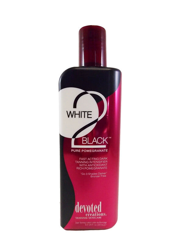 Devoted Creations White 2 Black Pure Pomegranate Tanning Lotion 8.5 oz